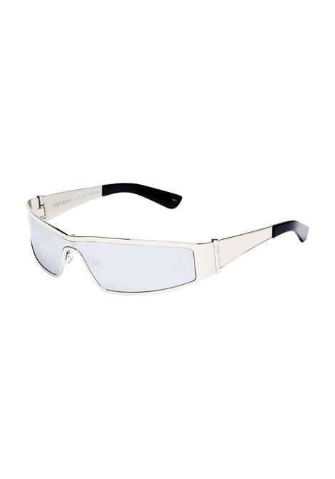 Occhiali Da Sole In Metallo stile Duemila in Argento Chiaro ALEXANDER MCQUEEN | 821679-I33101273
